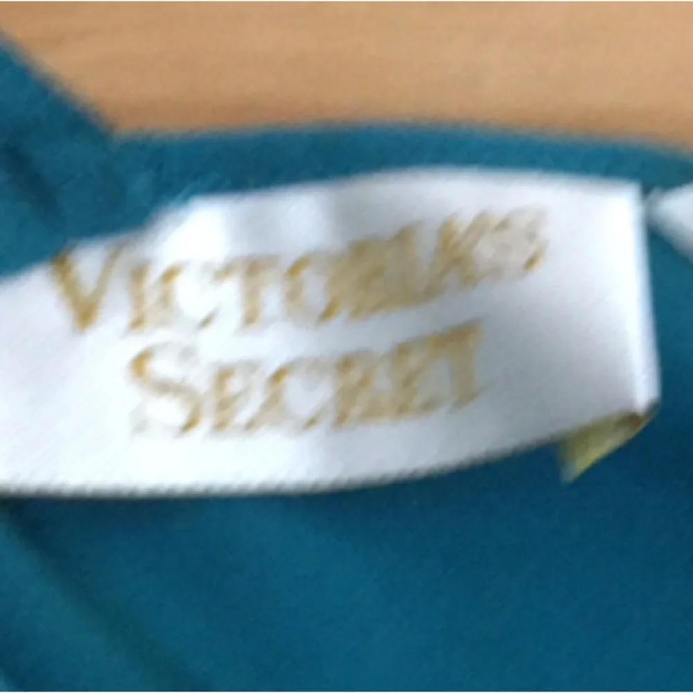 Vintage Victoria’s Secret Deep Teal Gold Label Chemise